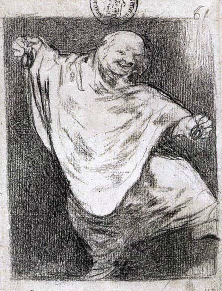 Francisco de goya y Lucientes Phantom Dancing with Castanets